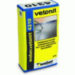 Вебер Ветонит 4310 Реновейшн (Weber Vetonit 4310) наливной пол самовыравнивающийся, 25 кг  VETONIT (Ветонит)
